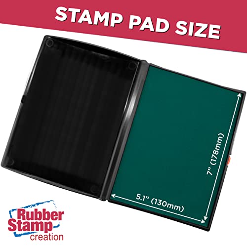 Large Premium Green Ink Stamp Pad