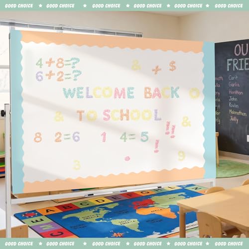221 Pcs Pastel Composition Bulletin Board Letters for Classroom (221 Count)