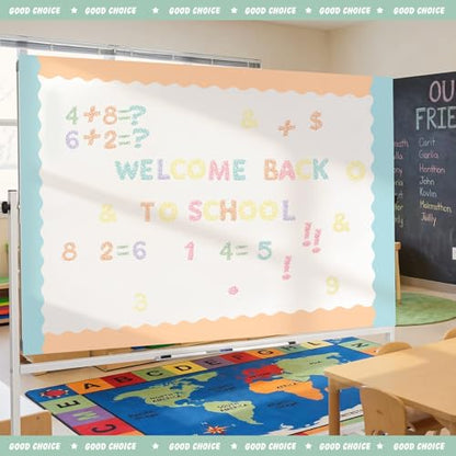 221 Pcs Pastel Composition Bulletin Board Letters for Classroom (221 Count)