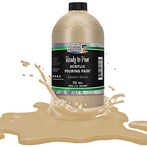 Desert Sand Acrylic Ready to Pour Pouring Paint (32 Fl Oz)