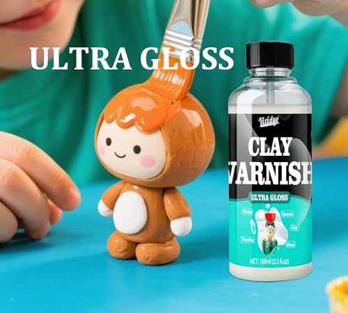 7oz Air Dry Clay Glaze Kit