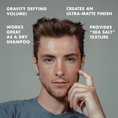 Quicksand Premium Men’s Hair Styling Wax & Dry Shampoo for a High Hold (2 Ounce)