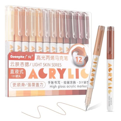 Acrylic Gel Pens (12 Count)