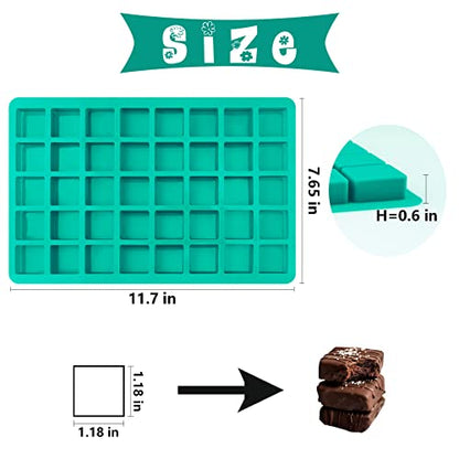 2 Pack Caramel Candy Molds (80 Cavities)