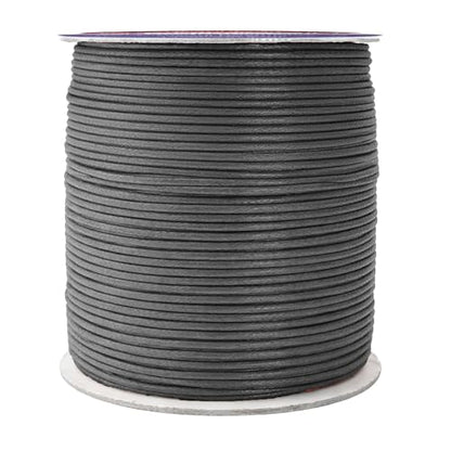 1.5mm Dim Gray Waxed Cord (327 Foot)