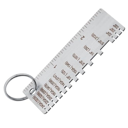 Wire Metal Sheet Thickness Gauge Stainless Steel Welding Gage Plated Size Inspection Tool Wire Metal Sizes Thickness Gauge