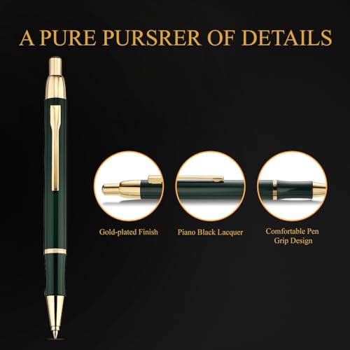Luxury Gel Pen with 24K Gold Electroplating Finish