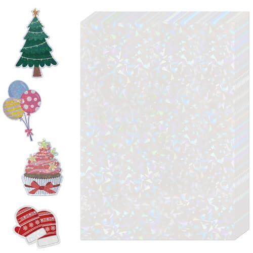 36 Sheets Holographic Sticker Paper