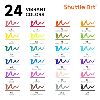 Brush Tip Alcohol Markers
