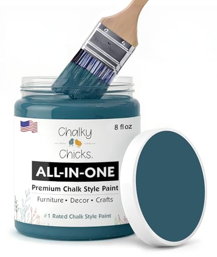 Jaded 8 Fl Oz Chalk Paint for Furniture No Sanding All in One