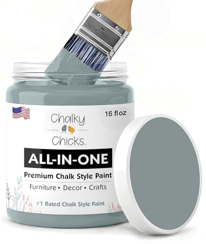 Sea Glass 16 Fl Oz Chalk Paint for Furniture All in One
