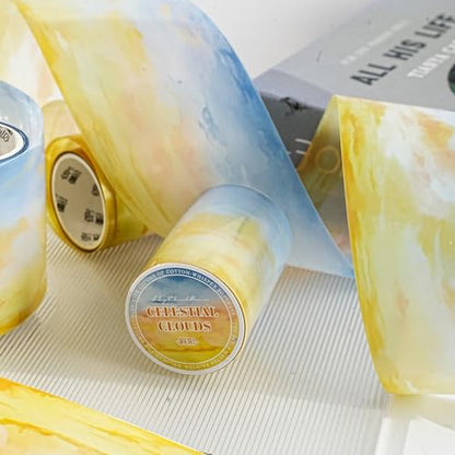 6 Rolls Cloud PET Washi Tape Set for Scrapbook Supplies