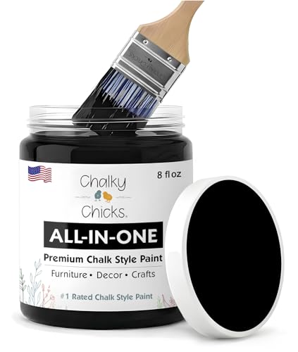 Starless Night 8 Fl Oz Chalk Paint for Furniture All in One