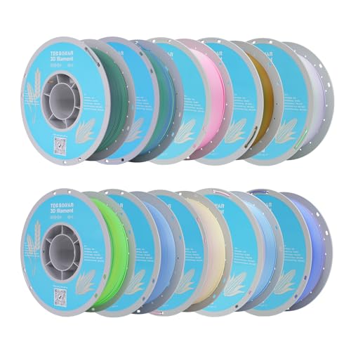 Matte Rainbow PLA 3D Printer Filament (352.7396 Ounce)