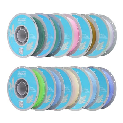 Matte Rainbow PLA 3D Printer Filament (352.7396 Ounce)