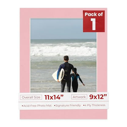 11x14 Mat Bevel Cut for 9x12 Photos