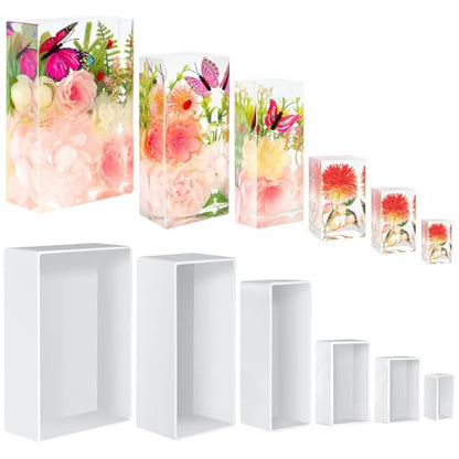 6PCS Large Resin Molds Silicone (6 Count)
