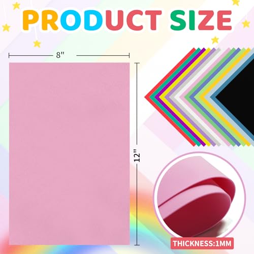 60 Pack EVA Foam Sheets (60 Count)