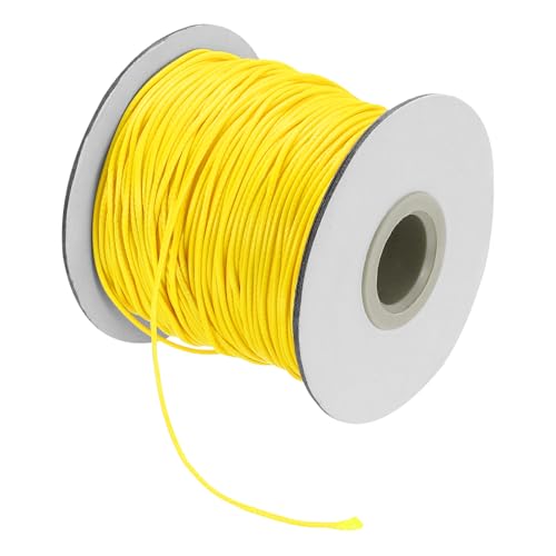 Waxed Cord 1mm Waxed Thread 87 Yard Wax String Leather Cord for Bracelet Making