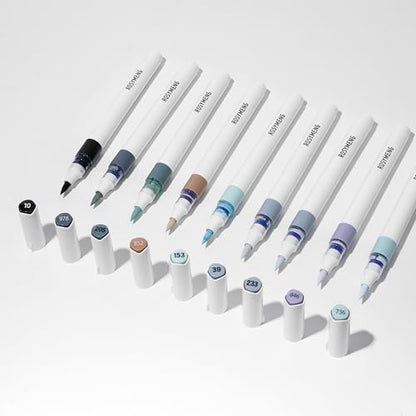 ROSYMENG 9 Color Acrylic Paint Pens (9 Count)