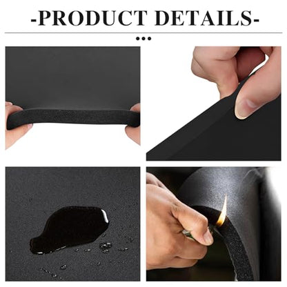 Adhesive Foam Padding Roll Closed Cell Sponge Neoprene Insulation Board Foam Sheet Pad with Sticky Back for Anti Vibration