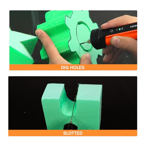 3-in-1 Hot Wire Foam Cutter, 662°F Styrofoam Cutter Kit, Orange