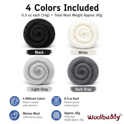 Wool Roving Kit for Needle Felting