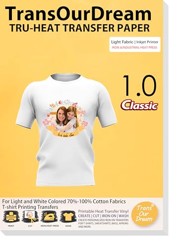 Heat Transfer Paper for Light T Shirts (18 Ounce)