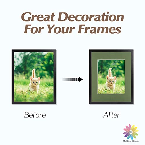 Mat Board Center 10 Pack 11x14 Photo Mats for 8x10 Picture (10 Count)