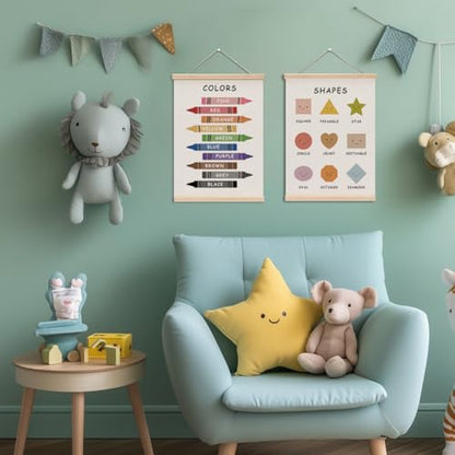 Cute Color Shape Poster Hanger Wall Decor