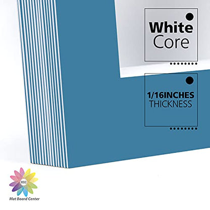 Mat Board Center 10 Pack 11x14 Photo Mats for 8x10 Picture (10 Count)