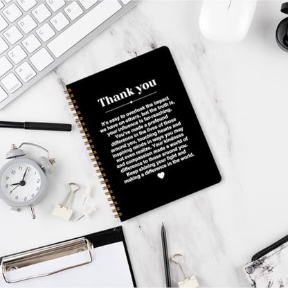Thank You Hardcover Spiral Notebooks