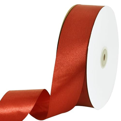 100 Yard Rust Satin Ribbon 1