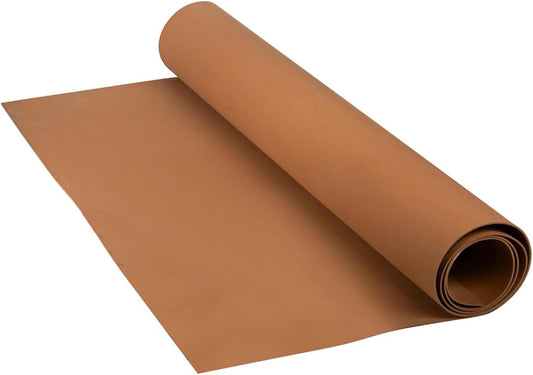 LotusFoam Large 3mm EVA Foam Sheet - 44"x 85" High Density Foam 130 kg/m3 for Cosplay, Costumes, Crafts, Flooring, Outdoor Use - 35 Colors (Teak) - Teak - Crafty Corner