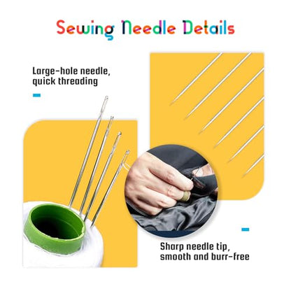 Steel Needles for Hand Sewing (37 Count)