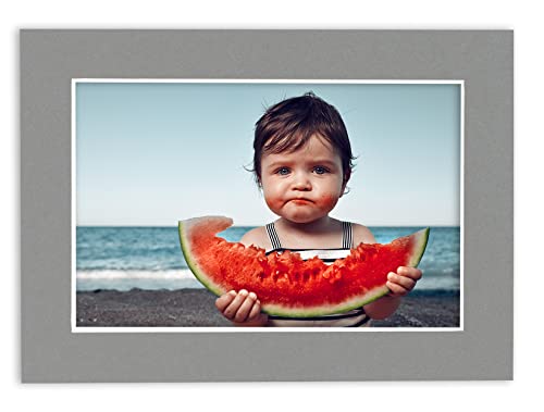 Pack of Ten 8.5x11 Mats Bevel Cut for 7x9 Photos (10 Count)