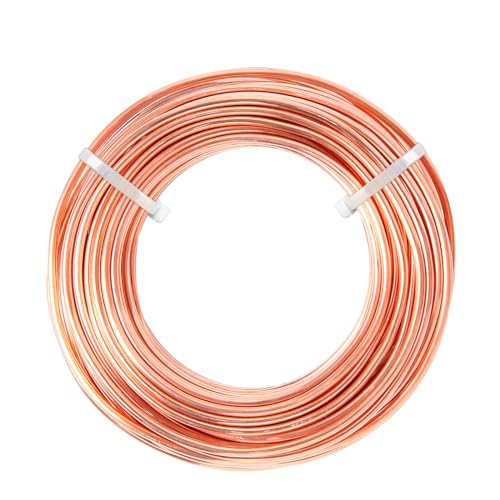 8 Gauge 3.2 mm 6.5 feet 5 oz 99.9% Dead Soft Copper Wire for Electroculture Gardening (6.5 Foot)