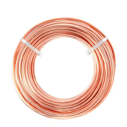 8 Gauge 3.2 mm 6.5 feet 5 oz 99.9% Dead Soft Copper Wire for Electroculture Gardening (6.5 Foot)