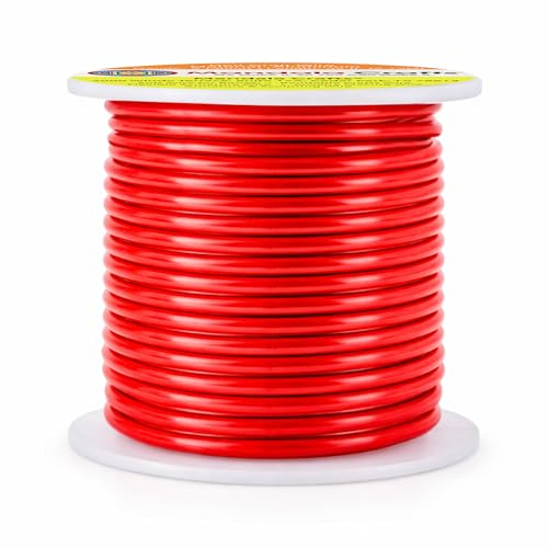 8 Gauge Red Anodized Aluminum Craft Wire