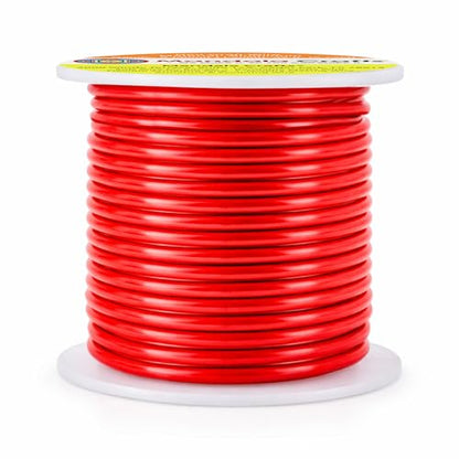 8 Gauge Red Anodized Aluminum Craft Wire