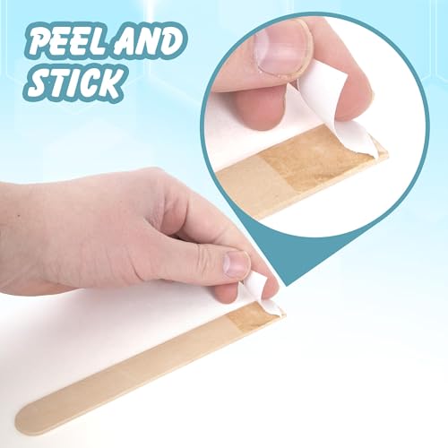 Self Adhesive Popsicle Sticks for Crafts (500 Count)
