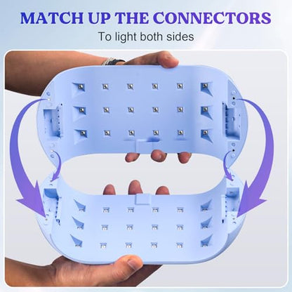 Two-Sided 36-LED UV Resin Light, 2/3/5-Min Timer