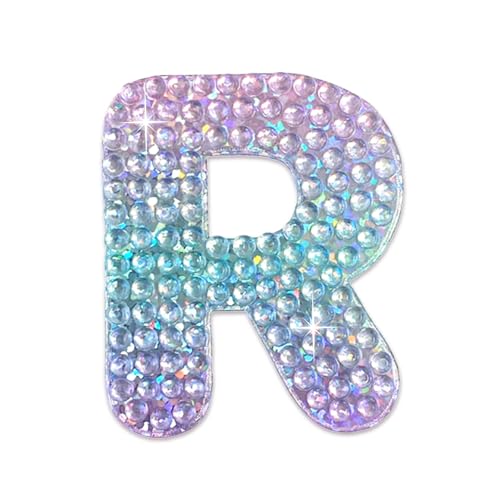 Sparkly Rhinestone Alphabet Letter Sticker R