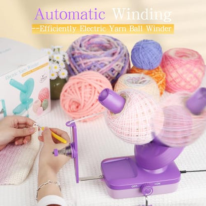 Electric Yarn Winder for Crocheting