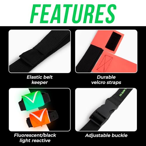 Premium Glow in the Dark Flag Football Belts