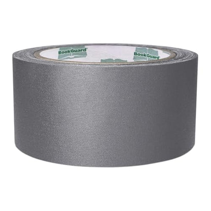 2 Inch Gray Book Repair Cloth Tape 15 Yard Roll