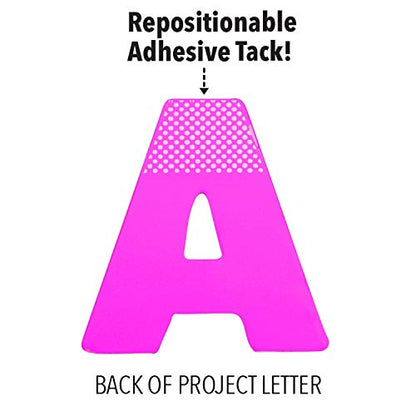 Poster Letters 4” Paper Letters for Poster Board Projects (181 Count)