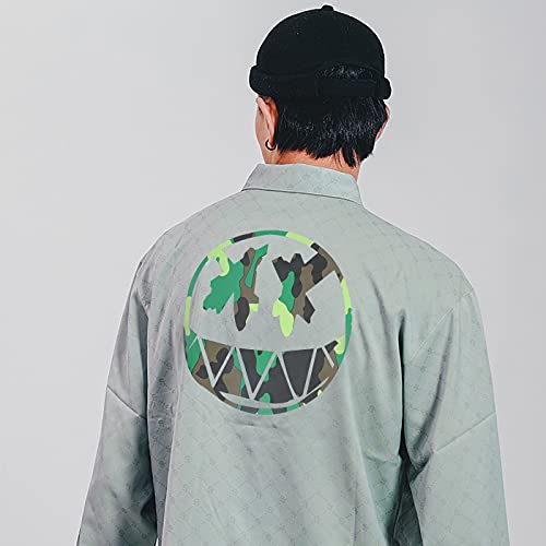 Heat Transfer Vinyl Camouflage Green HTV Rolls (8 Foot)