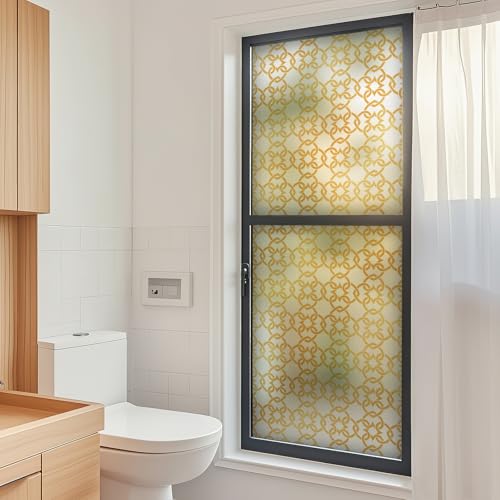 Celtic Knot Seamless Pattern Full Privacy Window Film 17.7'' x 78.7''