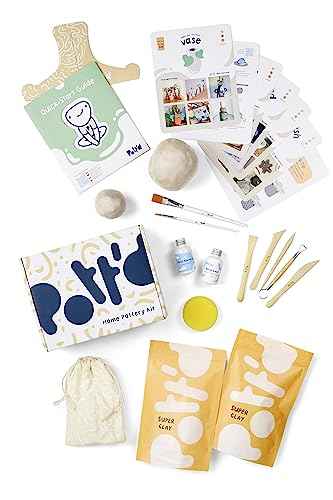 Pottery Kit Air Dry Clay Kit for Adults & Beginners